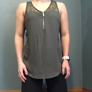 Green Express tank top